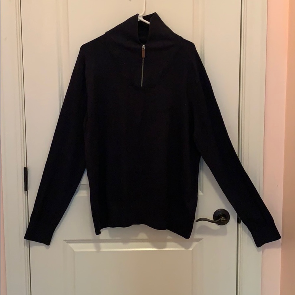 Banana Republic, XL, navy sweater, zip🔴